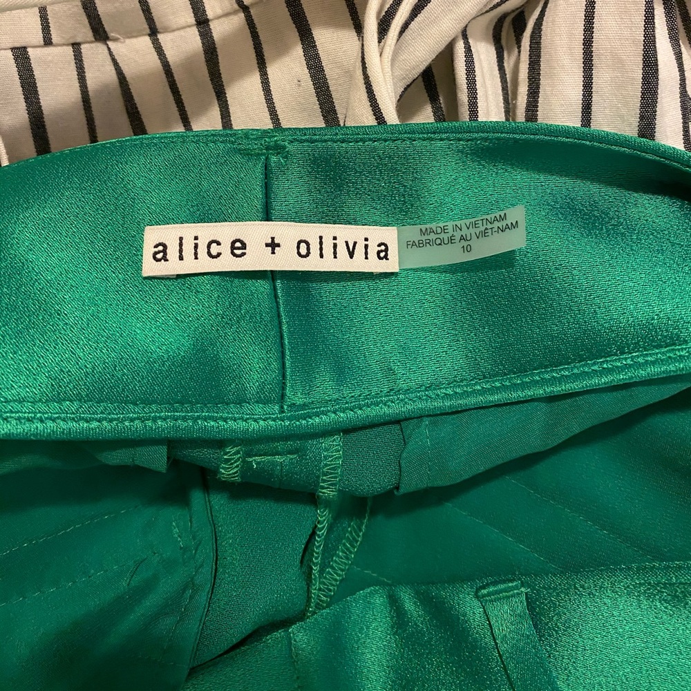 Alice + Olivia silk shorts